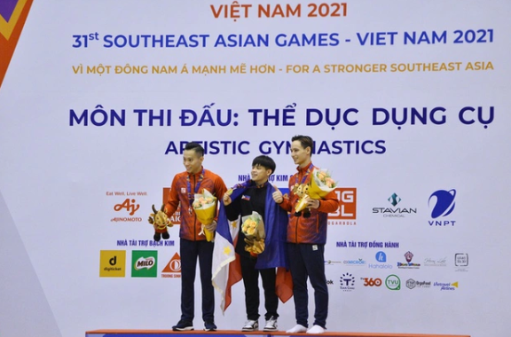 Dàn trai đẹp của Thể dục dụng cụ hiên ngang mang huy chương vàng về cho đoàn thể thao Việt Nam