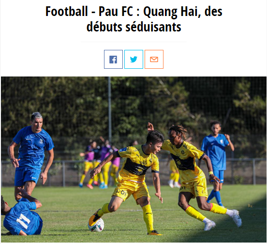 Báo Pháp ví bàn thắng của Quang Hải như siêu phẩm vào lưới Liverpool 