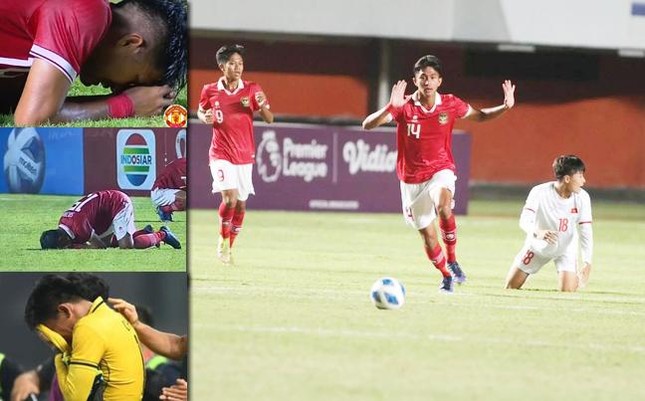 Indonesia khóc như mưa sau chiến thắng trước U16 Việt Nam