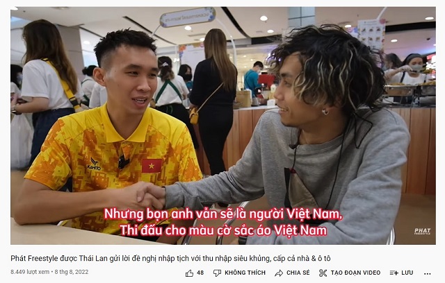 Thái Lan đem "tiền tấn" để lôi kéo ngôi sao Việt Nam nhập tịch