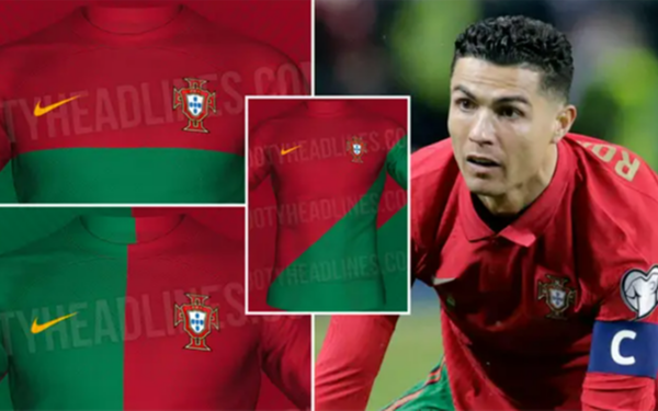 Rò rỉ mẫu áo đấu xấu thảm họa của ĐT Bồ Đào Nha tại World Cup 2022